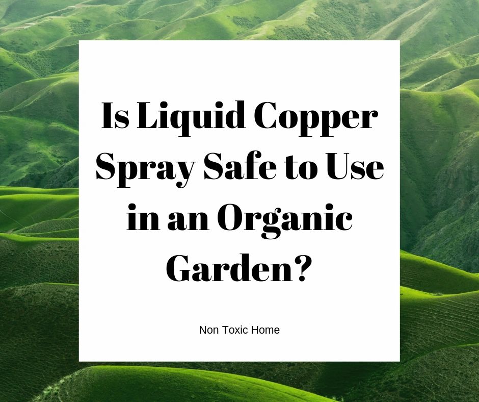 Is Liquid Copper Spray Safe to Use in an Organic Garden?